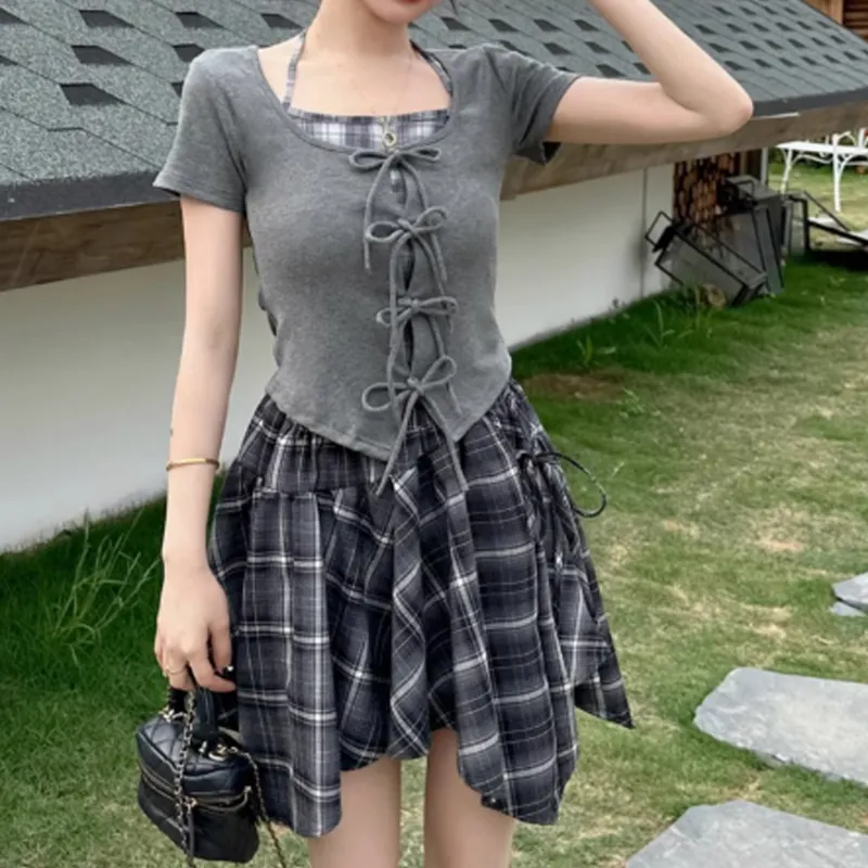 TORIGHT Casual Short Skirts Women's-9
