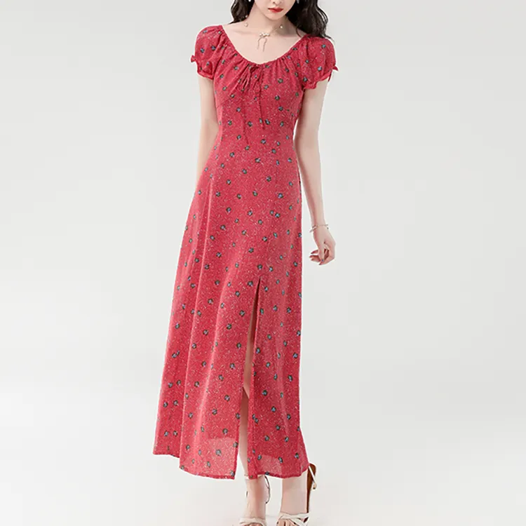 TORIGHT Short Sleeved Dress Women's-5
