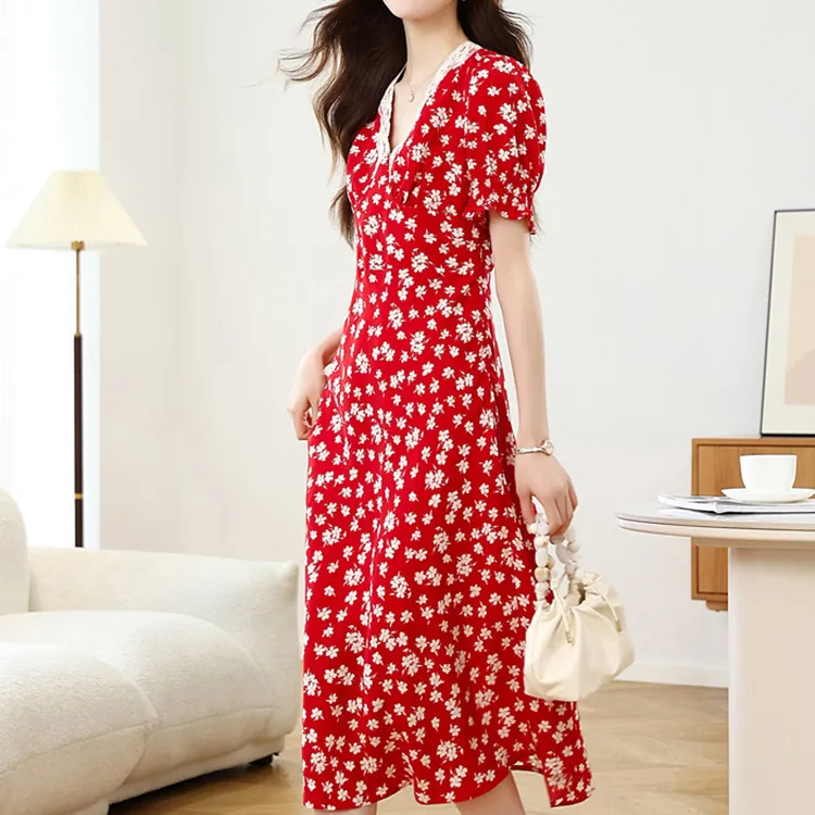 TORIGHT Short Sleeved Dress Women's-3