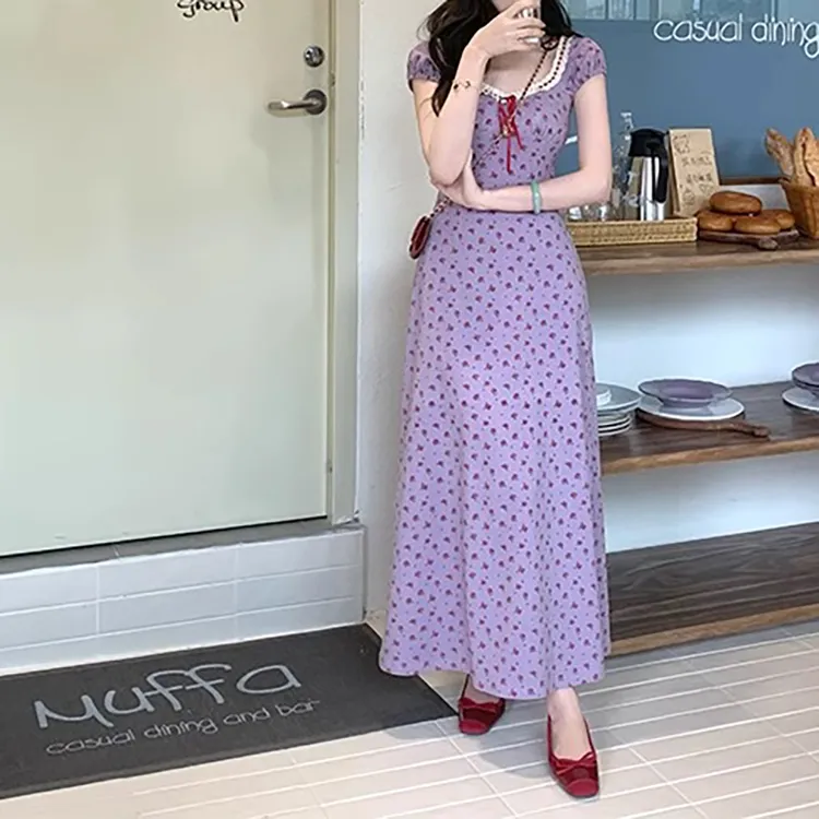 TORIGHT Short Sleeved Dress Women's-5