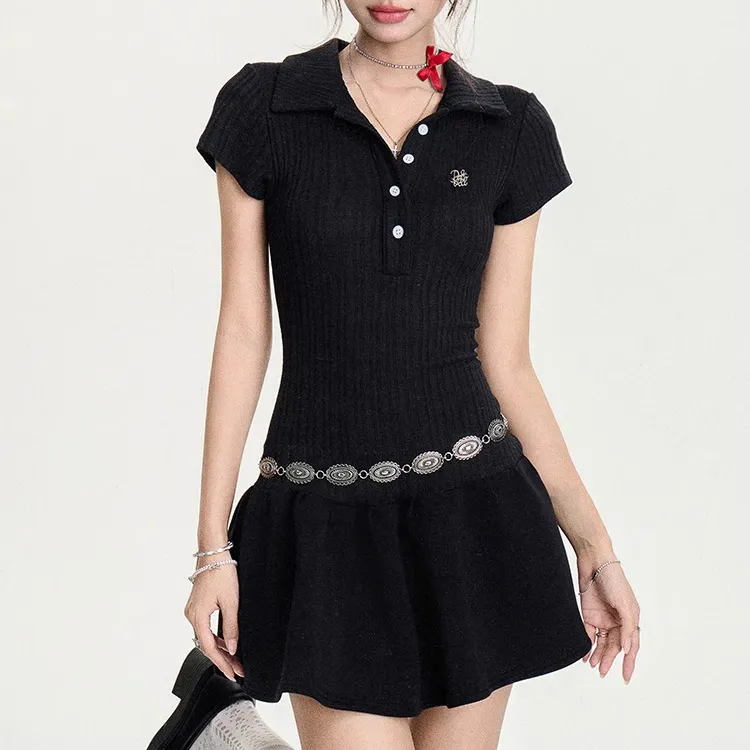 TORIGHT Short Sleeved Dress Women's-11