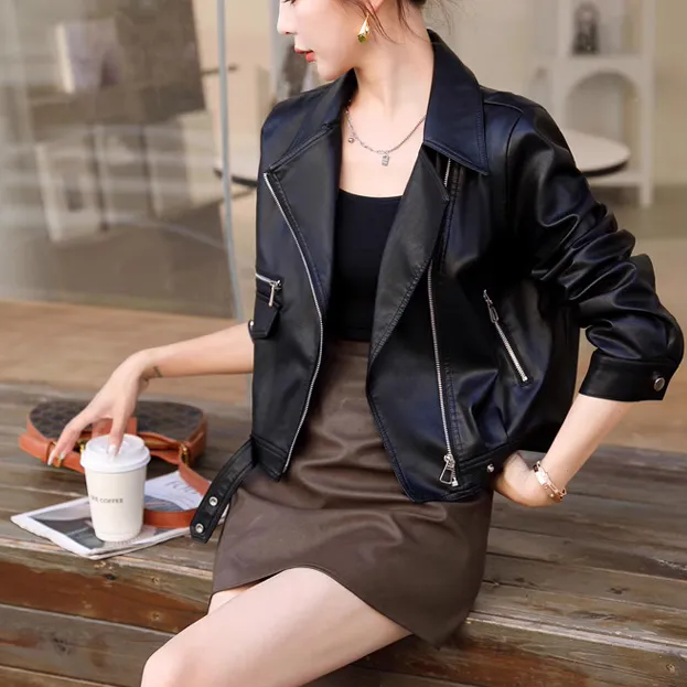 TORIGHT Leather Jackets Women's-6