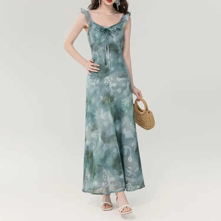 TORIGHT Sleeveless Dress Women's Blue-3