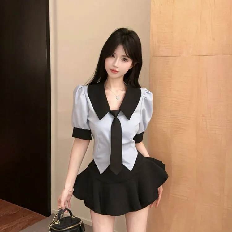 TORIGHT Two Piece Skirt Sets Women's-3