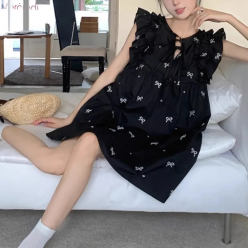 TORIGHT Sleeveless Dress Women's Black-3