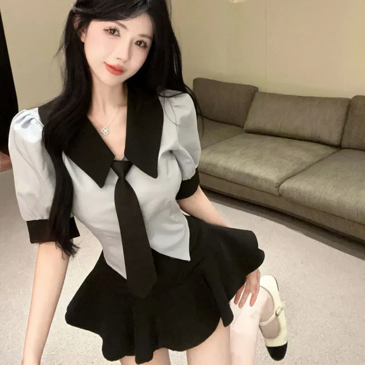 TORIGHT Two Piece Skirt Sets Women's-4