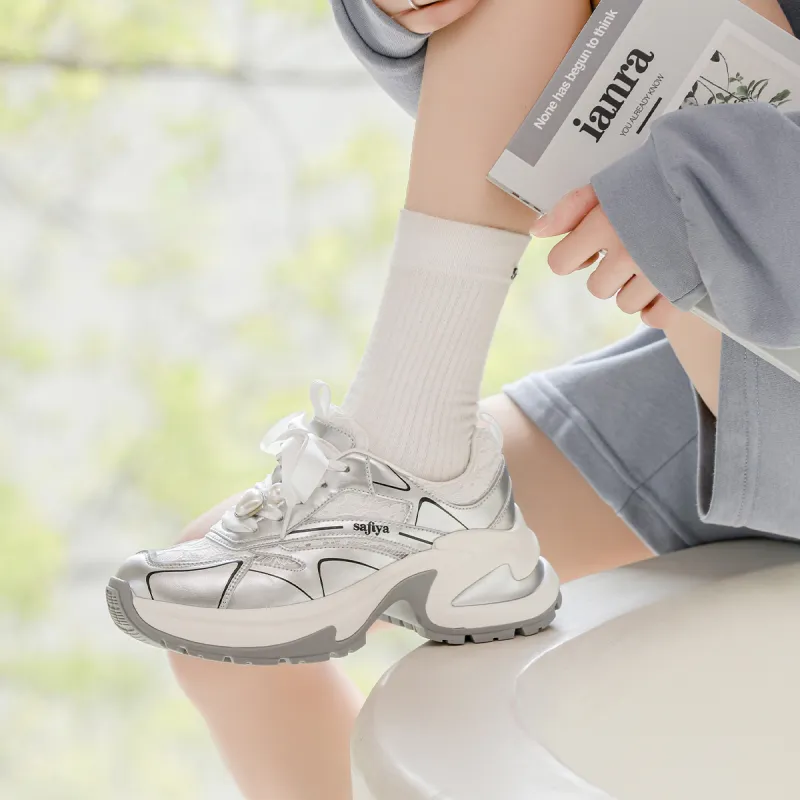 XINGQILIUQIXIA x Safiya Breathable Slip-Resistant Chunky Sneakers Women's-9