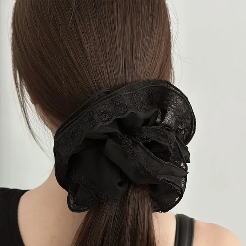 MISSJUJU Lace Hair Ties Women's-4