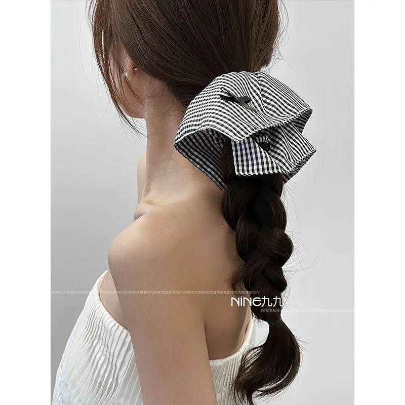 MISSJUJU Fabric Hair Tie Women's-2