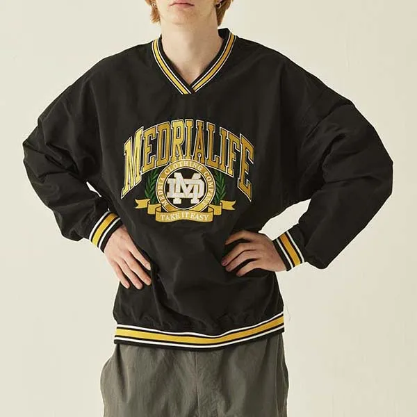 MEDRIA Sweatshirt Unisex Black Yellow-4