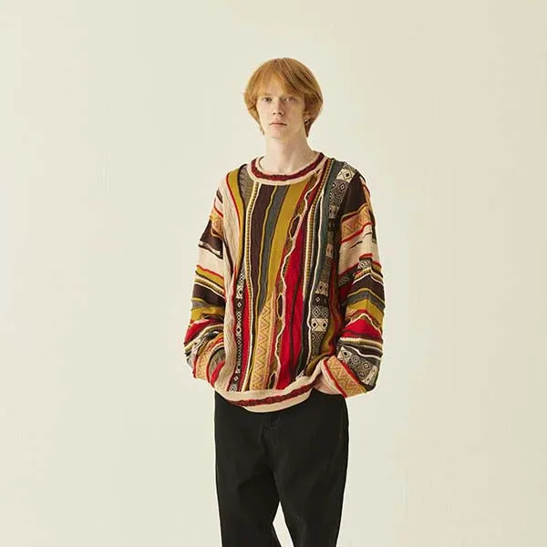 MEDRIA Knitwear Unisex Yellow Red-4
