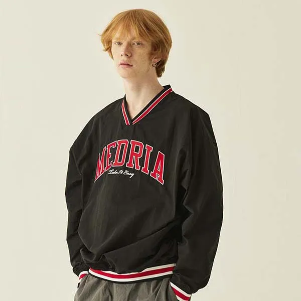 MEDRIA Sweatshirt Unisex Black Red-4