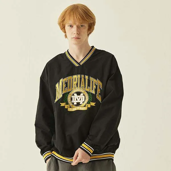 MEDRIA Sweatshirt Unisex Black Yellow-6
