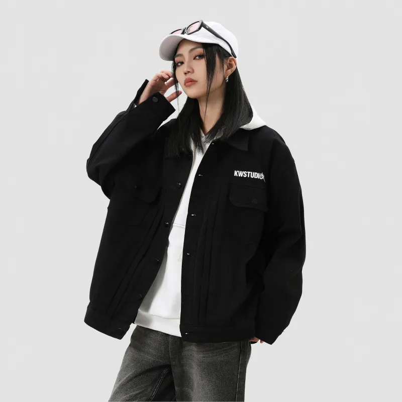 KW Denim Jackets Unisex-2