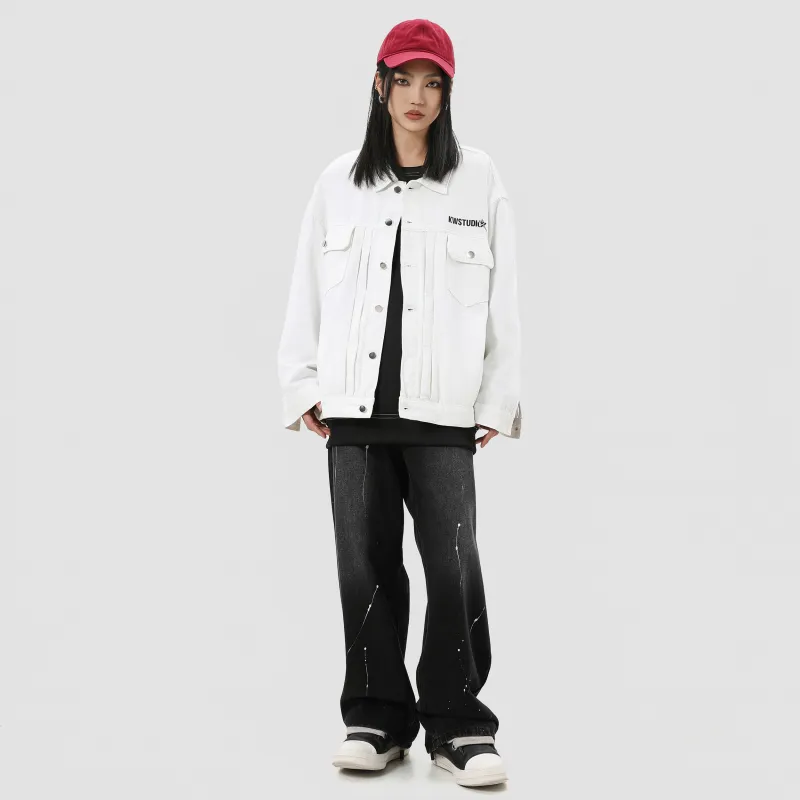 KW Denim Jackets Unisex-13