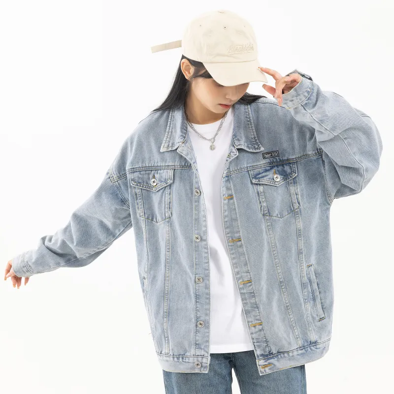 KW Denim Jackets Unisex-4