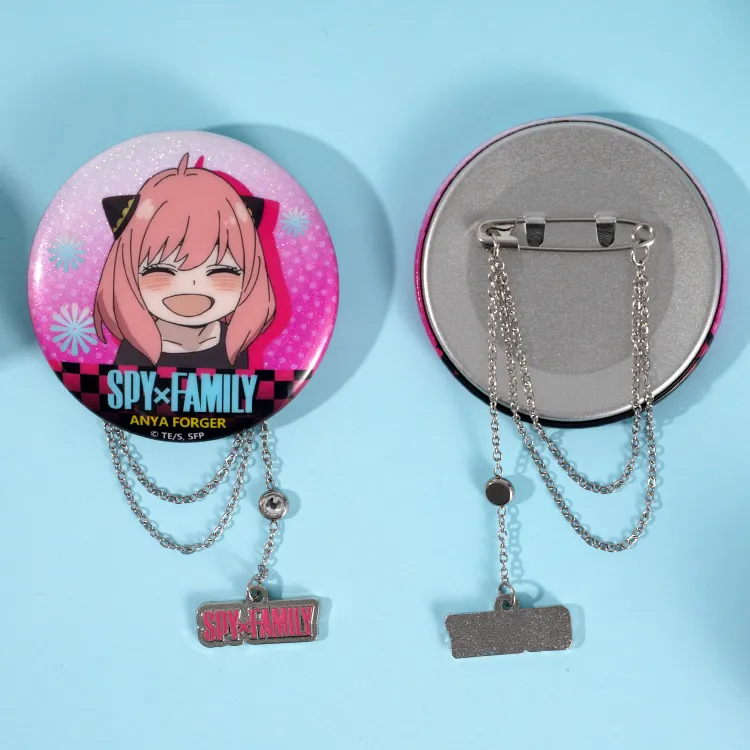 WOOLOO STAR SPY X FAMILY, Anya, Fujio Wu, Chain Badges-3
