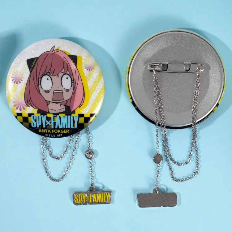WOOLOO STAR SPY X FAMILY, Anya, Fujio Wu, Chain Badges-5
