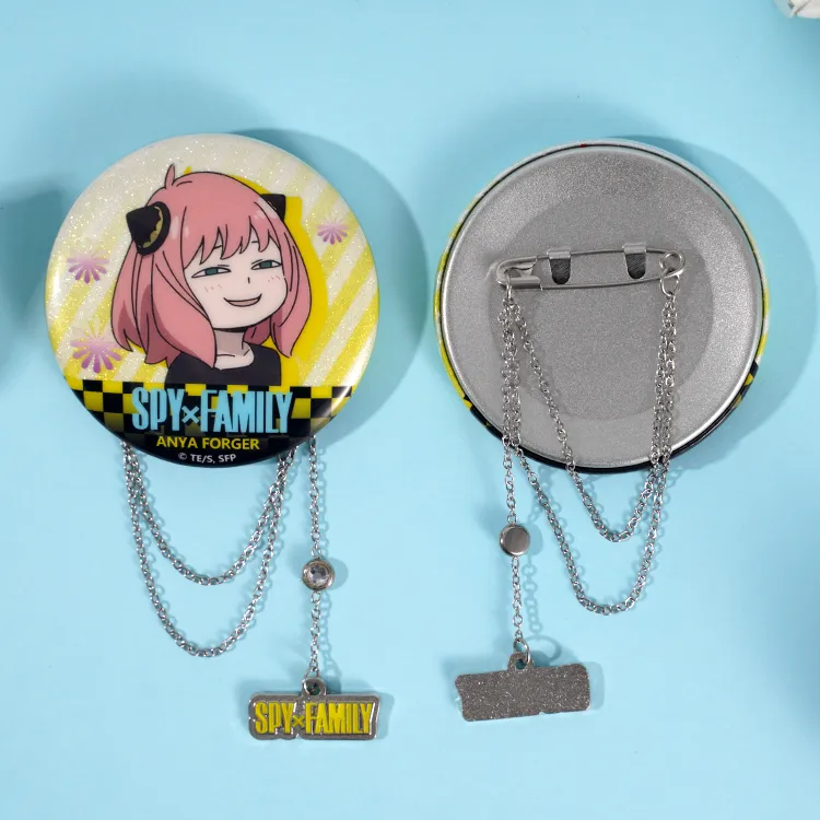 WOOLOO STAR SPY X FAMILY, Anya, Fujio Wu, Chain Badges-11