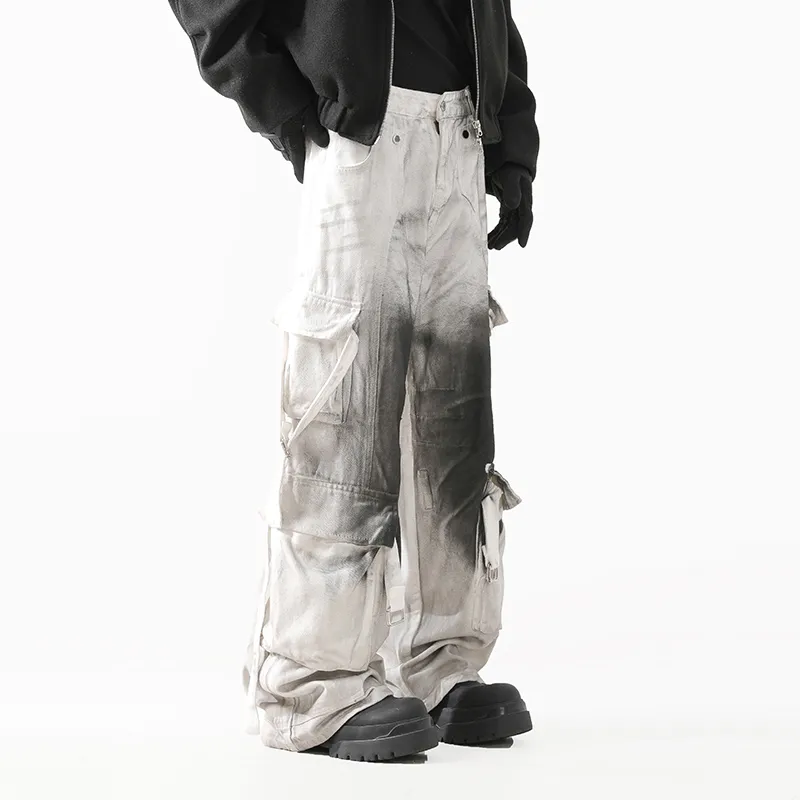 WELTER EXPERIMENT Jeans Unisex White-1