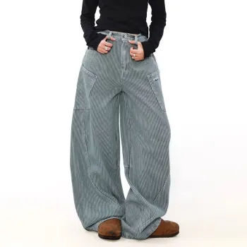 SWAMP AREA Jeans Unisex Blue