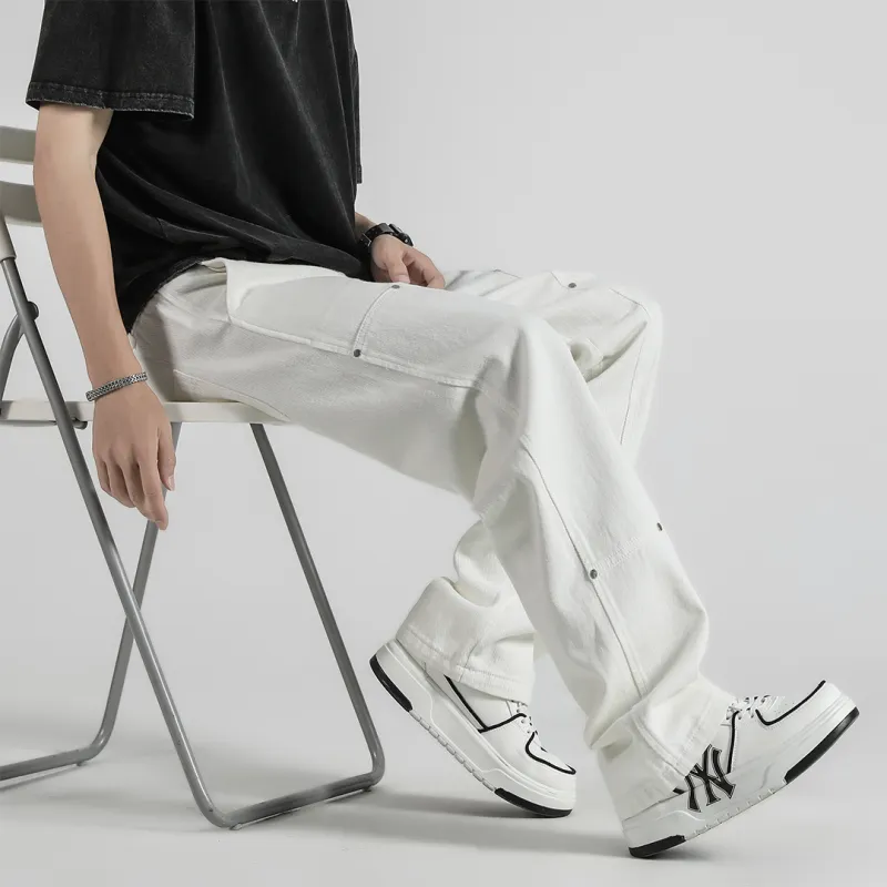 SWAMP AREA Jeans Unisex Black-7