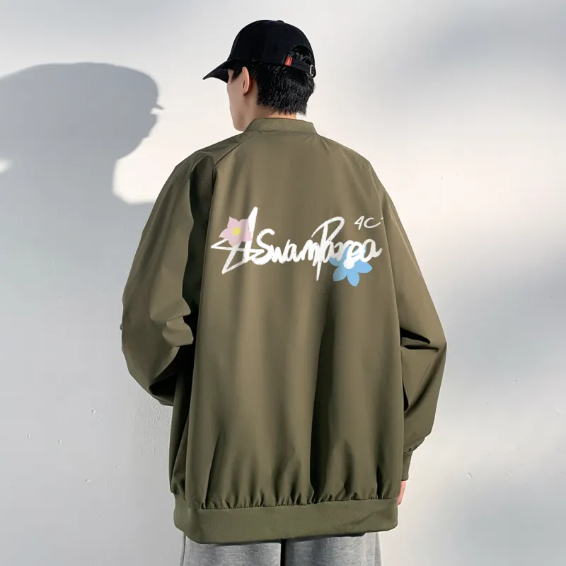SWAMP AREA Baseball Jacket Unisex-7