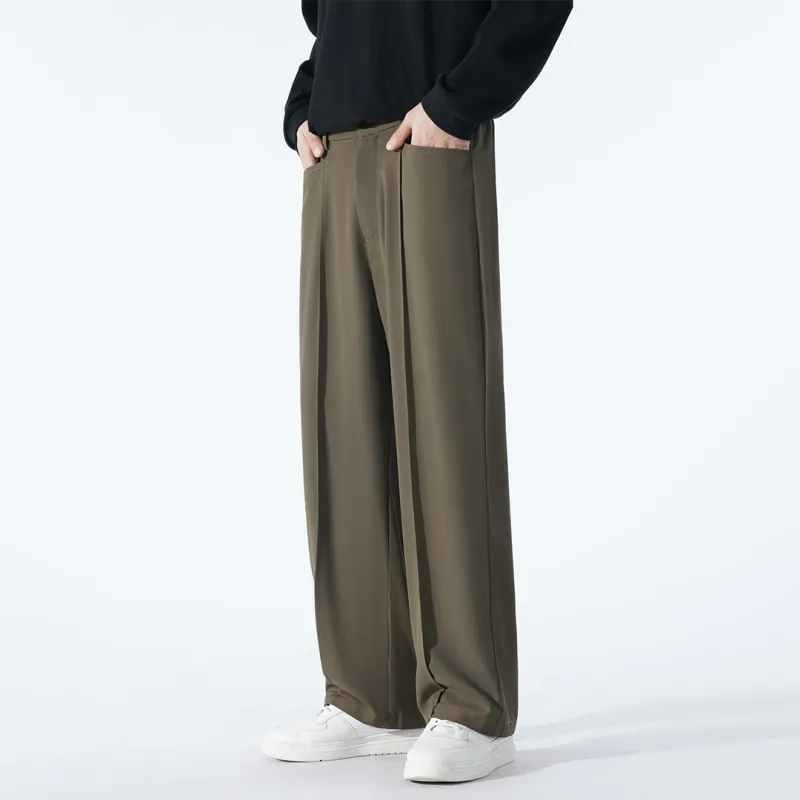 SWAMP AREA Suit Trouser Unisex Black-8