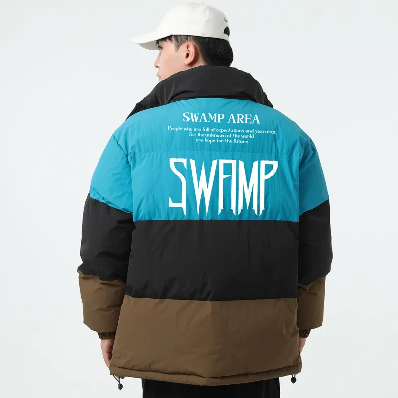 SWAMP AREA Puffer Jacket Unisex-5
