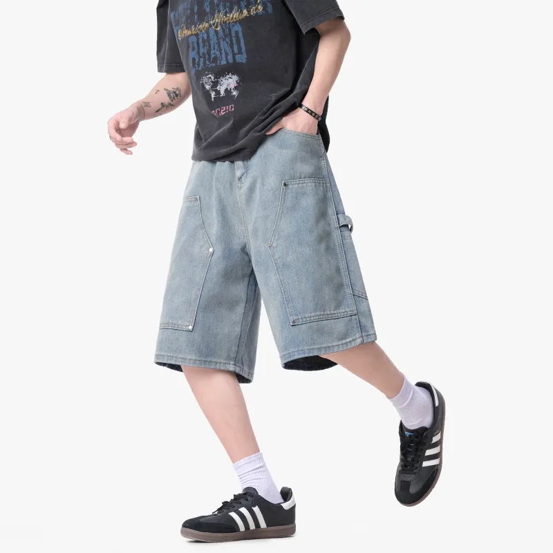 SWAMP AREA Denim Shorts Unisex-9