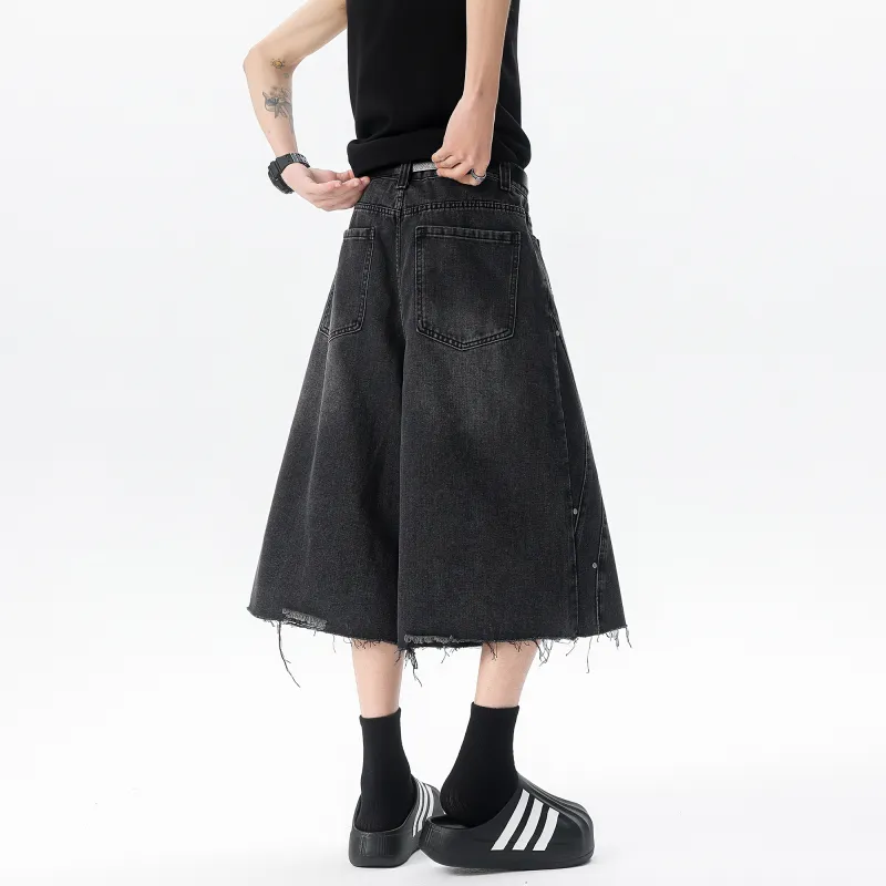 SWAMP AREA Denim Shorts Unisex-4
