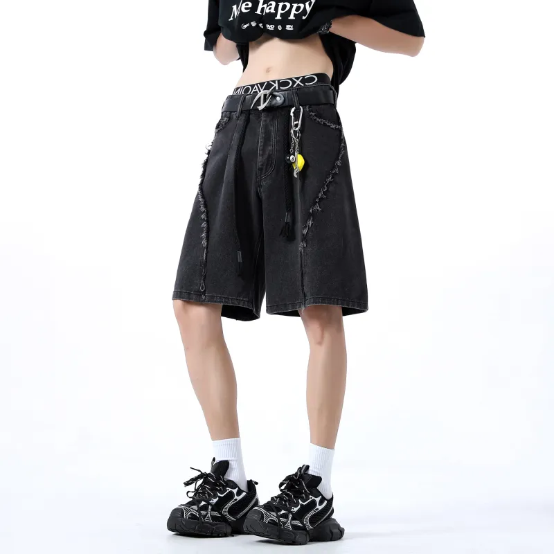 SWAMP AREA Denim Shorts Unisex-7