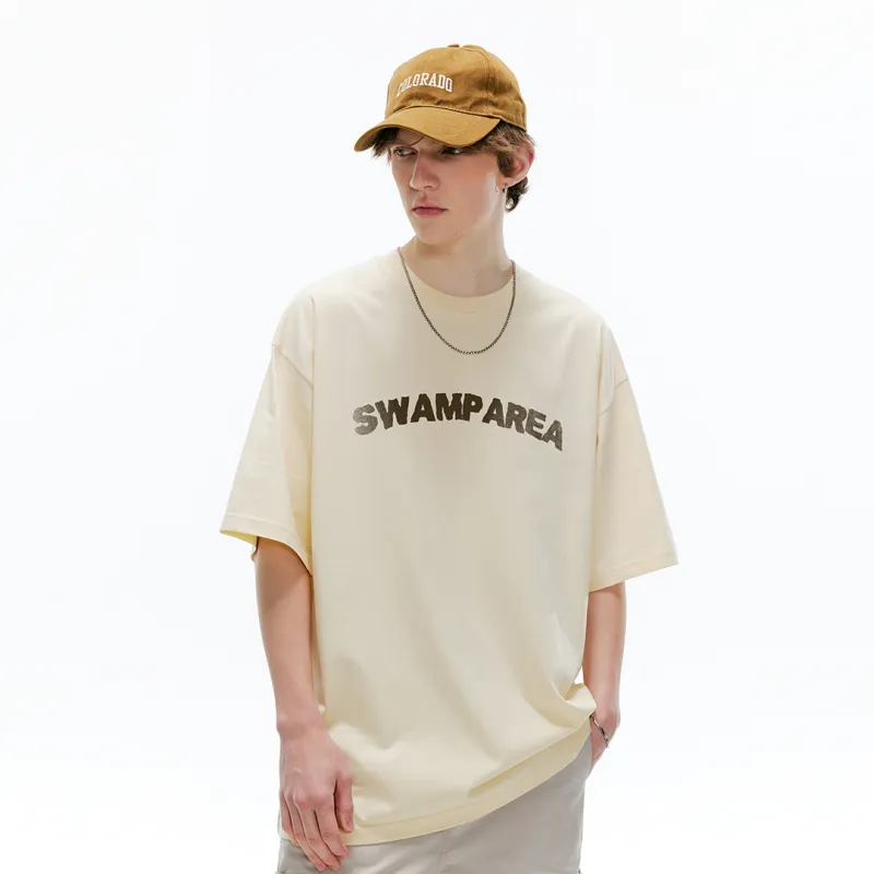 SWAMP AREA T Shirt Unisex White-18