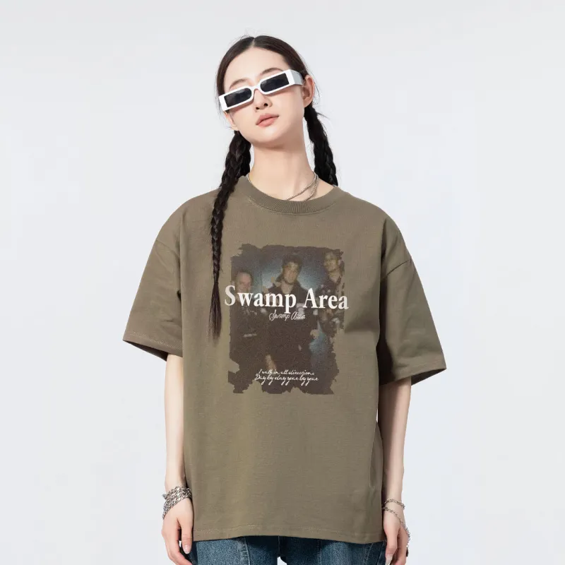 SWAMP AREA T Shirts Unisex-3