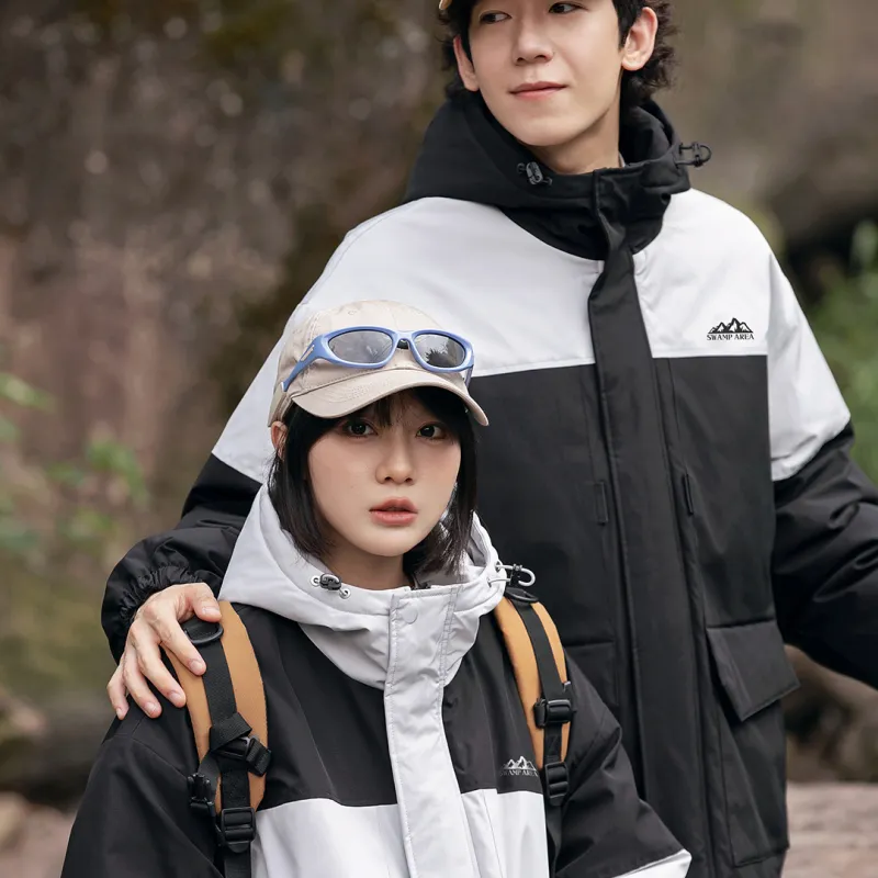 SWAMP AREA Puffer Jacket Unisex-3