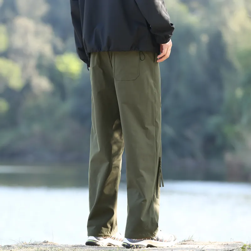 SWAMP AREA Cargo Pants Unisex Black-11