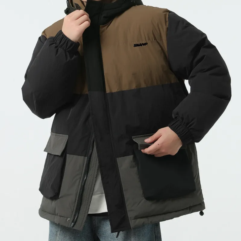 SWAMP AREA Puffer Jackets Unisex-2