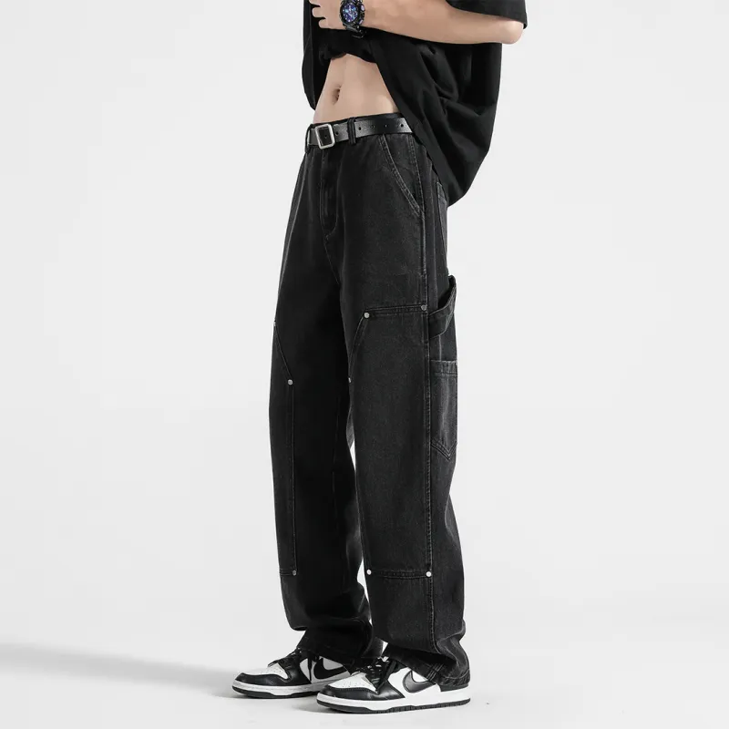 SWAMP AREA Jeans Unisex Black-1