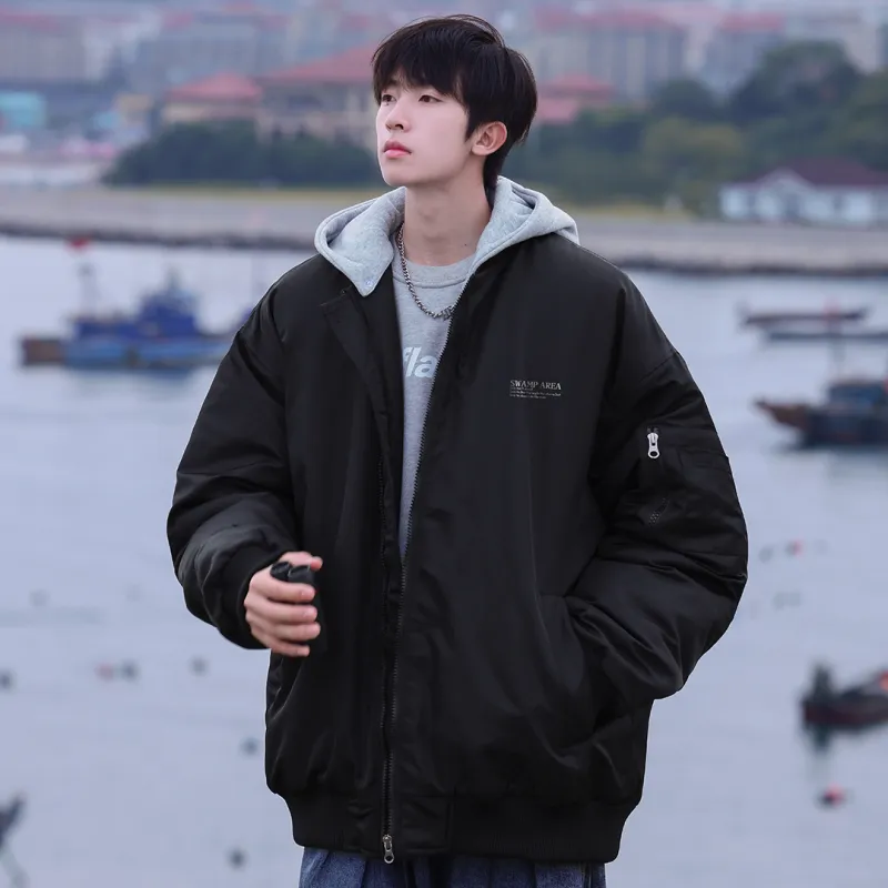 SWAMP AREA Puffer Jacket Unisex-3
