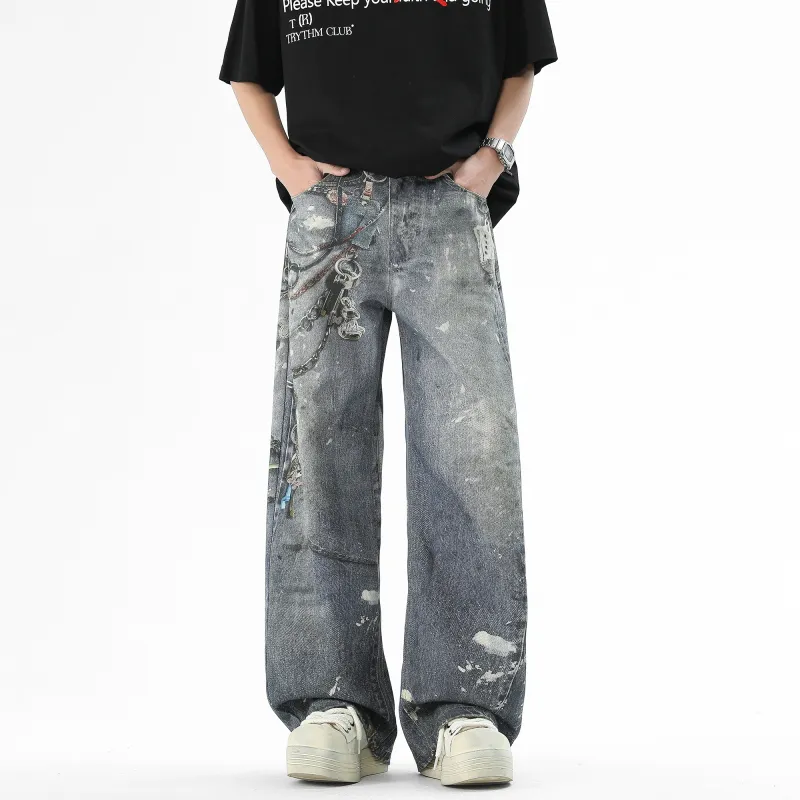 SWAMP AREA Jeans Unisex Dark Blue-2