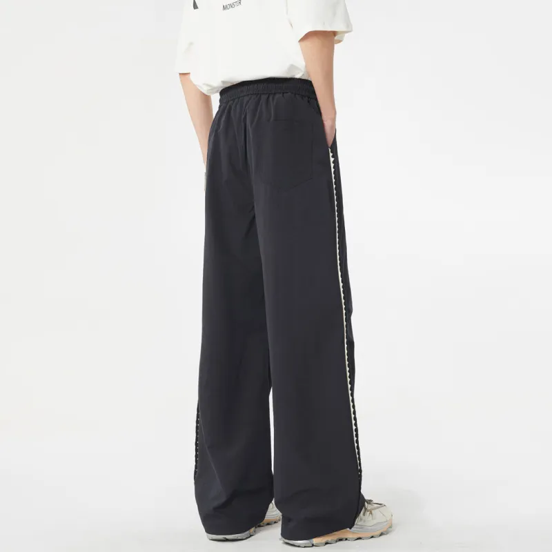 SWAMP AREA Casual Pants Unisex Beige Apricot-9