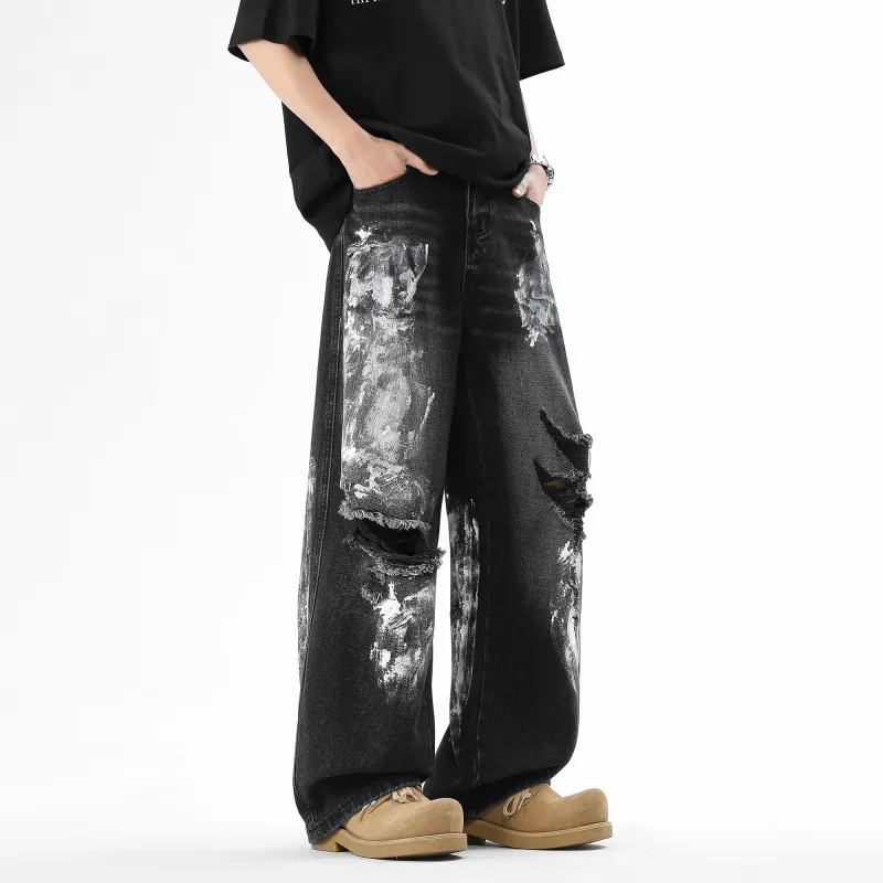 SWAMP AREA Jeans Unisex Galaxy Gray-2