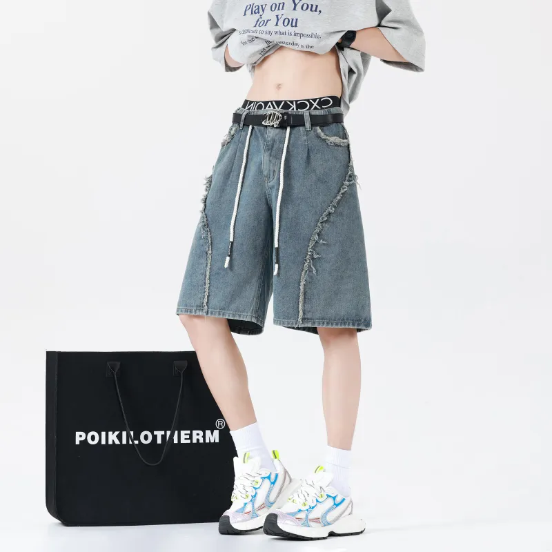 SWAMP AREA Denim Shorts Unisex-2