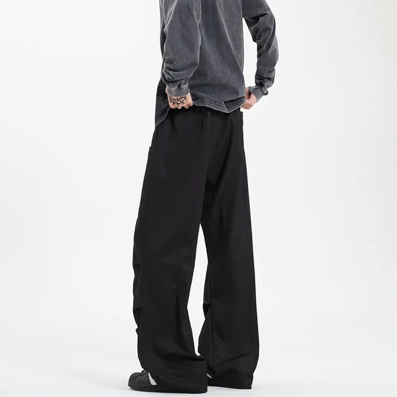 SWAMP AREA Casual Pants Unisex Black-3