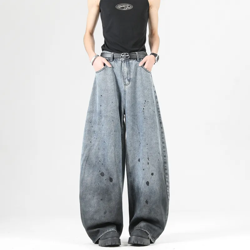SWAMP AREA Jeans Unisex Blue-2