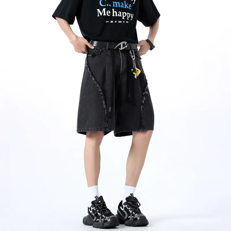 SWAMP AREA Denim Shorts Unisex-8
