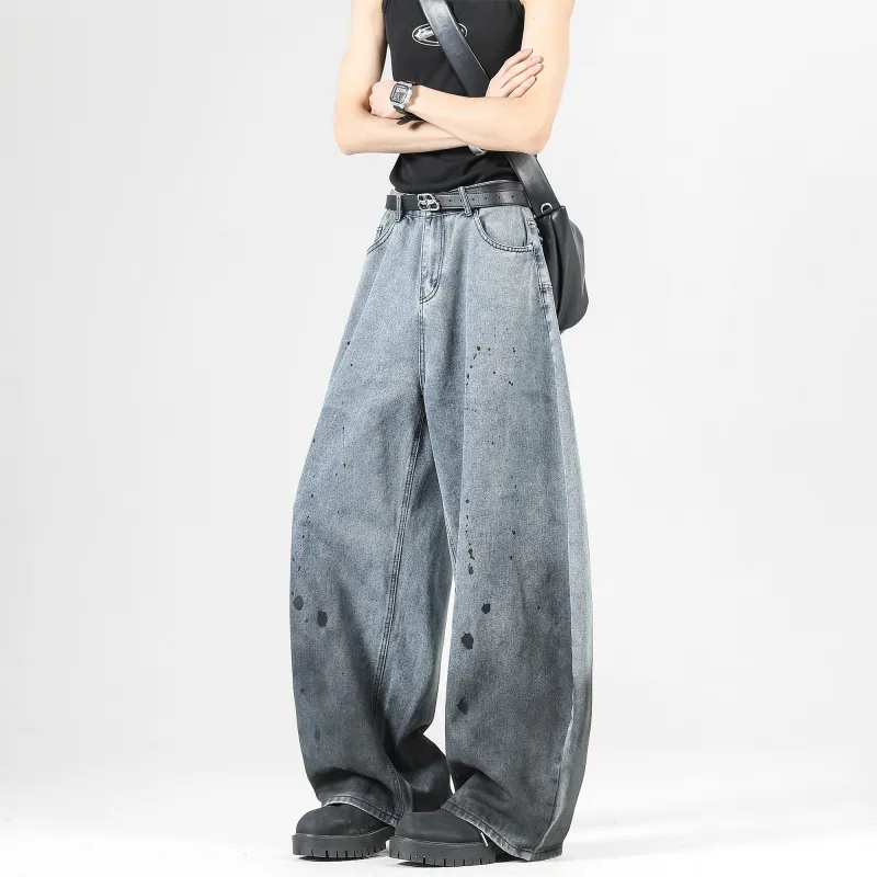 SWAMP AREA Jeans Unisex Blue-3