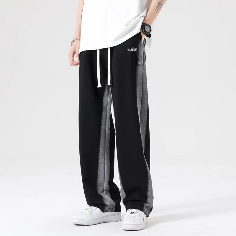 SWAMP AREA Casual Pants Unisex Black-4