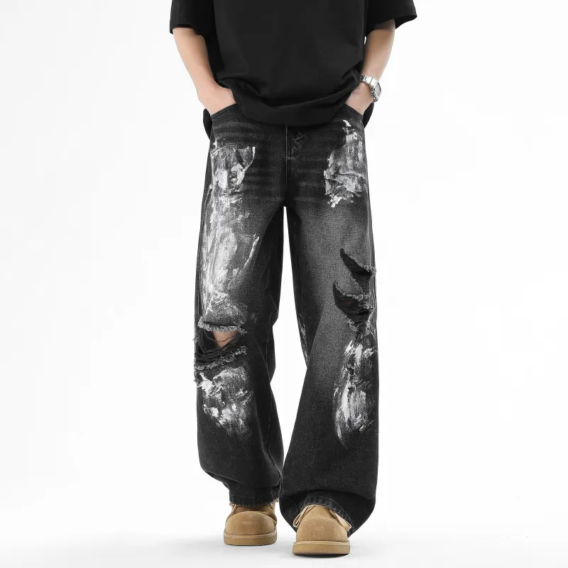 SWAMP AREA Jeans Unisex Galaxy Gray-1