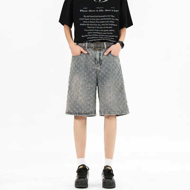 SWAMP AREA Denim Shorts Unisex-2